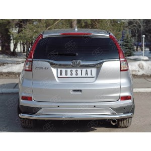 Руссталь HCRZ-002227 защита заднего бампера d63 секция на Honda CR-V 2015 2.0