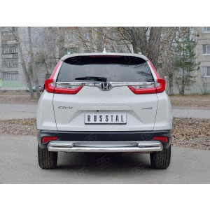 Руссталь HCRZ-002835 защита заднего бампера d63 дуга d42 дуги на Honda CR-V 2017-