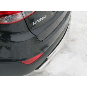Руссталь HIZ-000183 защита заднего бампера d63/42 на Hyundai IX 35 2010-2012