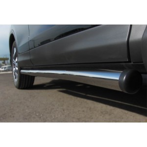 Руссталь HNT-0002242 пороги труба d76 (с заглушками на торцах) на Honda CR-V 2010-2012