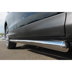 Руссталь HNT-0002243 пороги труба d76 (со скругленными торцами) на Honda CR-V 2010-2012