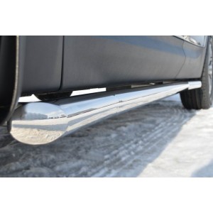 Руссталь HNT-0002281 пороги труба d63 (со скошенными торцами) на Honda CR-V 2010-2012