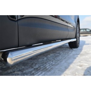 Руссталь HNT-0002283 пороги труба d63 (со скругленными торцами) на Honda CR-V 2010-2012