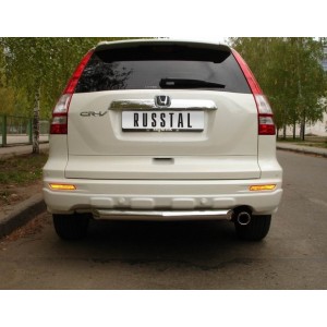 Руссталь HNZ-000226 защита заднего бампера d63 на Honda CR-V 2010-2012