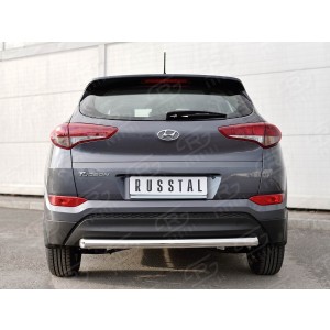 Руссталь HTZ-002241 защита заднего бампера d63 дуга на Hyundai Tucson 2015