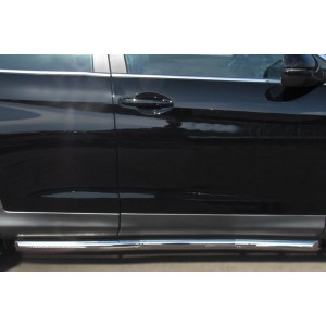 Руссталь HVT-0013401 пороги труба d63 (со скошенными торцами) на Honda CR-V дв. 2.0 2013-