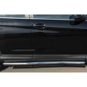 Руссталь HVT-0013402 пороги труба d63 (с заглушками на торцах) на Honda CR-V дв. 2.0 2013-