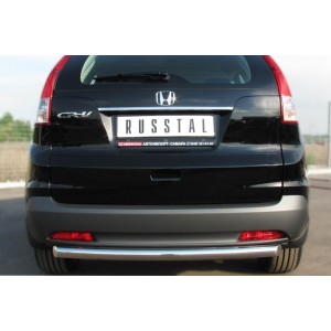 Руссталь HVZ-001342 защита заднего бампера d63 (дуга) на Honda CR-V дв. 2.0 2013-