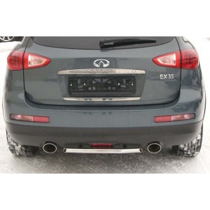 Руссталь IEZ-000272 защита заднего бампера d 42 на Infiniti EX 35 2007-