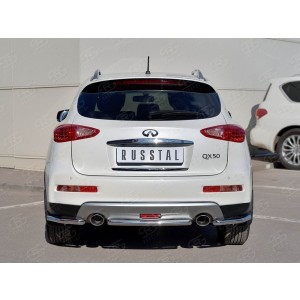Руссталь IQX5Z-002357 защита заднего бампера d42 дуга на Infiniti QX50 2016