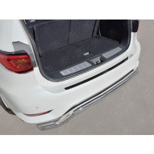 Руссталь IQXN-002691 накладка на задний бампер (лист нерж зеркальный) на Infiniti QX60 2016-