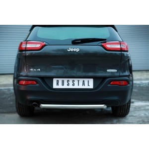 Руссталь JCZ-001990 защита заднего бампера d63 (дуга) на Jeep Cherokee 2014-