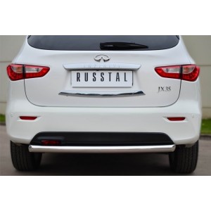 Руссталь JXZ-001464 защита заднего бампера d63 (дуга) на Infiniti JX35 2013-