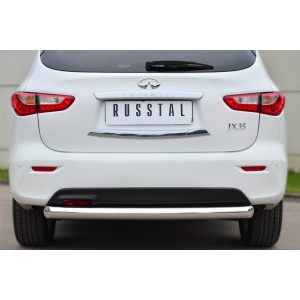 Руссталь JXZ-001465 защита заднего бампера d76 (дуга) на Infiniti JX35 2013-