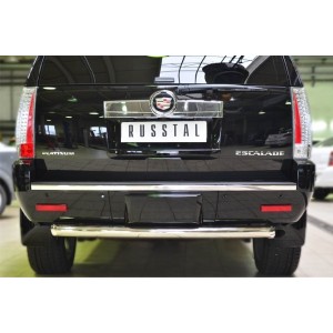 Руссталь KEZ-001689 защита заднего бампера d76 (дуга) на Cadillac Escalade 2007-