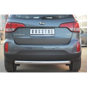 Руссталь KIZ-001271 защита заднего бампера d76 (дуга) на KIA Sorento 2012-