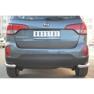 Руссталь KIZ-001273 защита заднего бампера уголки d63 на KIA Sorento 2012-