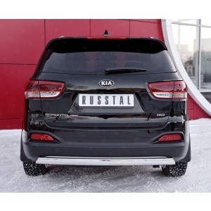 Руссталь KSPZ-002215 защита заднего бампера d63 дуга на KIA Sorento Prime Crdi 2015