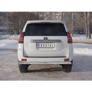 Руссталь LCPZ-002867 защита заднего бампера d63 секции на Toyota LC Prado 150 2017-