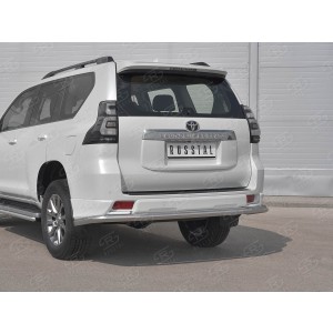 Руссталь LCPZ-003302 защита заднего бампера d63 секции на Toyota Land Cruiser Prado 150 Style 2019-