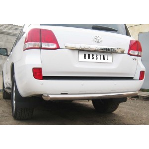 Руссталь LCZ-000202 защита заднего бампера d 76 на Toyota Land Cruiser 200 2007-2011
