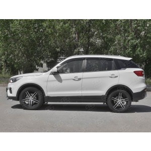 Руссталь LF7T-0032871 пороги труба d63 (со скошенными торцами) на Lifan X70 2018-