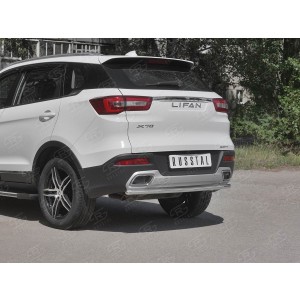 Руссталь LF7Z-003291 защита заднего бампера d42 секции на Lifan X70 2018-