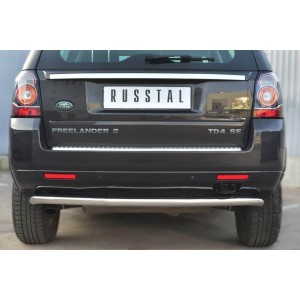 Руссталь LFRZ-001496 защита заднего бампера d63 (волна) на Land Rover Freelander 2 2012-