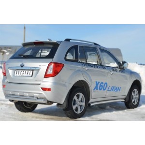 Руссталь LFT-0012412 пороги труба d63 (с заглушками на торцах) на Lifan X60 2011-