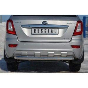 Руссталь LFZ-001244 защита заднего бампера d76 (дуга) на Lifan X60 2011-