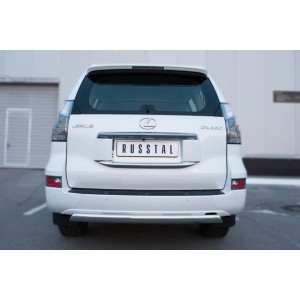Руссталь LGXZ-001846 защита заднего бампера d75х42 (дуга) на Lexus GX 460 2014-