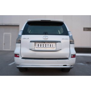 Руссталь LGXZ-001848 защита заднего бампера d63 (секции) на Lexus GX 460 2014-