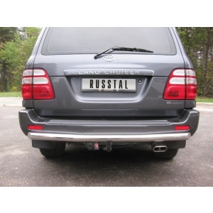 Руссталь LHZ-000455 защита заднего бампера d 63 на Toyota Land Cruiser 100 1998-2007