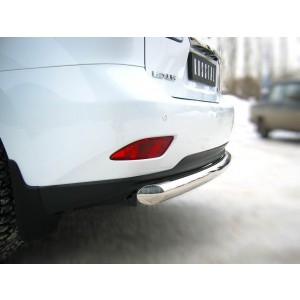 Руссталь LRXZ-000407 защита заднего бампера d76 на Lexus RX270-350-450 2009-