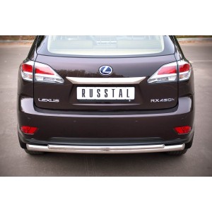 Руссталь LRXZ-000410 защита заднего бампера d63/42 на Lexus RX270-350-450 2009-