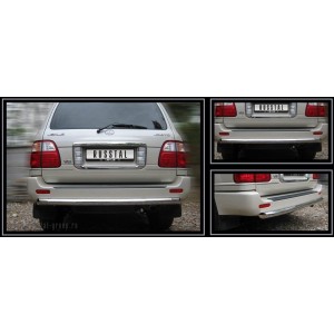 Руссталь LXZ-000557 защита заднего бампера d63 на Lexus LX470 1998-2007