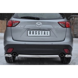 Руссталь M5Z-001142 защита заднего бампера уголки d63 на Mazda CX-5 2011-