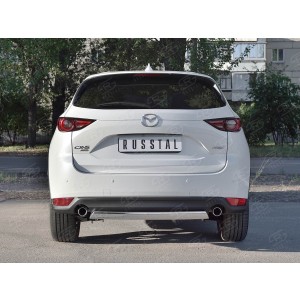 Руссталь M5Z-002801 защита заднего бампера d75х42 дуга на Mazda CX-5 2017-