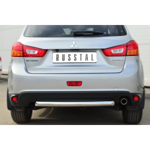 Руссталь MASZ-001327 защита заднего бампера d63 (дуга) на Mitsubishi ASX 2012-