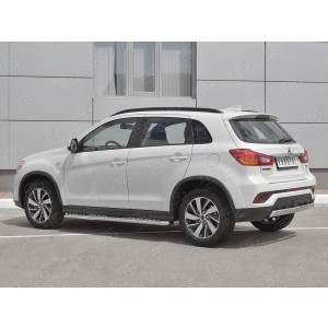 Руссталь MASZ-002961 защита заднего бампера d75х42 дуга на Mitsubishi ASX 2017-
