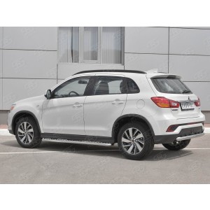 Руссталь MASZ-002962 защита заднего бампера d63 дуга на Mitsubishi ASX 2017-