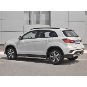 Руссталь MASZ-002963 защита заднего бампера d63 дуга-d42х2 дуги на Mitsubishi ASX 2017-