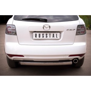 Руссталь MC7Z-000649 защита заднего бампера d75х42 на Mazda CX-7 2010-2013