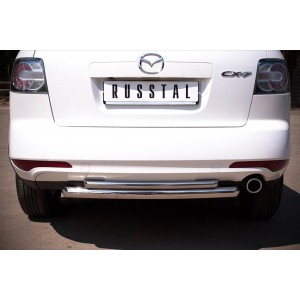 Руссталь MC7Z-000651 защита заднего бампера d63/42 на Mazda CX-7 2010-2013