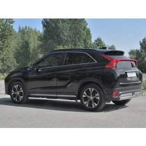 Руссталь MEZ-003049 защита заднего бампера d75х42 дуга на Mitsubishi Eclipse Cross 2018- 