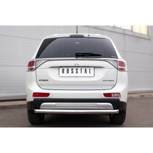 Руссталь MORZ-001907 защита заднего бампера d63 (дуга) на Mitsubishi Outlander 2014