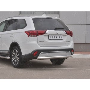 Руссталь MOZ-003209 защита заднего бампера d63 (дуга) на Mitsubishi Outlander 2018-