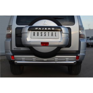 Руссталь MP4Z-001041 защита заднего бампера d76 (дуга) на Mitsubishi Pajero 4 2012-2014