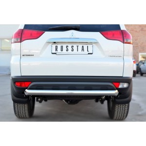 Руссталь MPSZ-001585 защита заднего бампера d76 (дуга) на Mitsubishi Pajero Sport 2013-