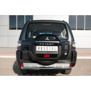 Руссталь MPZ-002048 защита заднего бампера d76 (дуга) на Mitsubishi Pajero 4 2014-